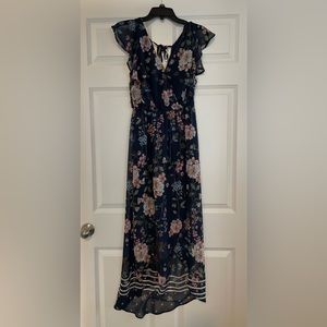 Maurices Navy Floral Dress